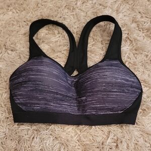 Women's Black and Gray Sports Bra Size S